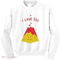 I Lava You Cute Funny Romantic Gift Kids Sweatshirt thumb 0