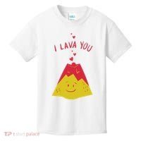 I Lava You Cute Funny Romantic Gift Kids T-Shirt thumb 0
