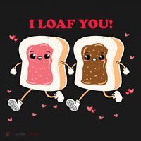 I Loaf You Valentines Day Funny Gift Coaster thumb 2