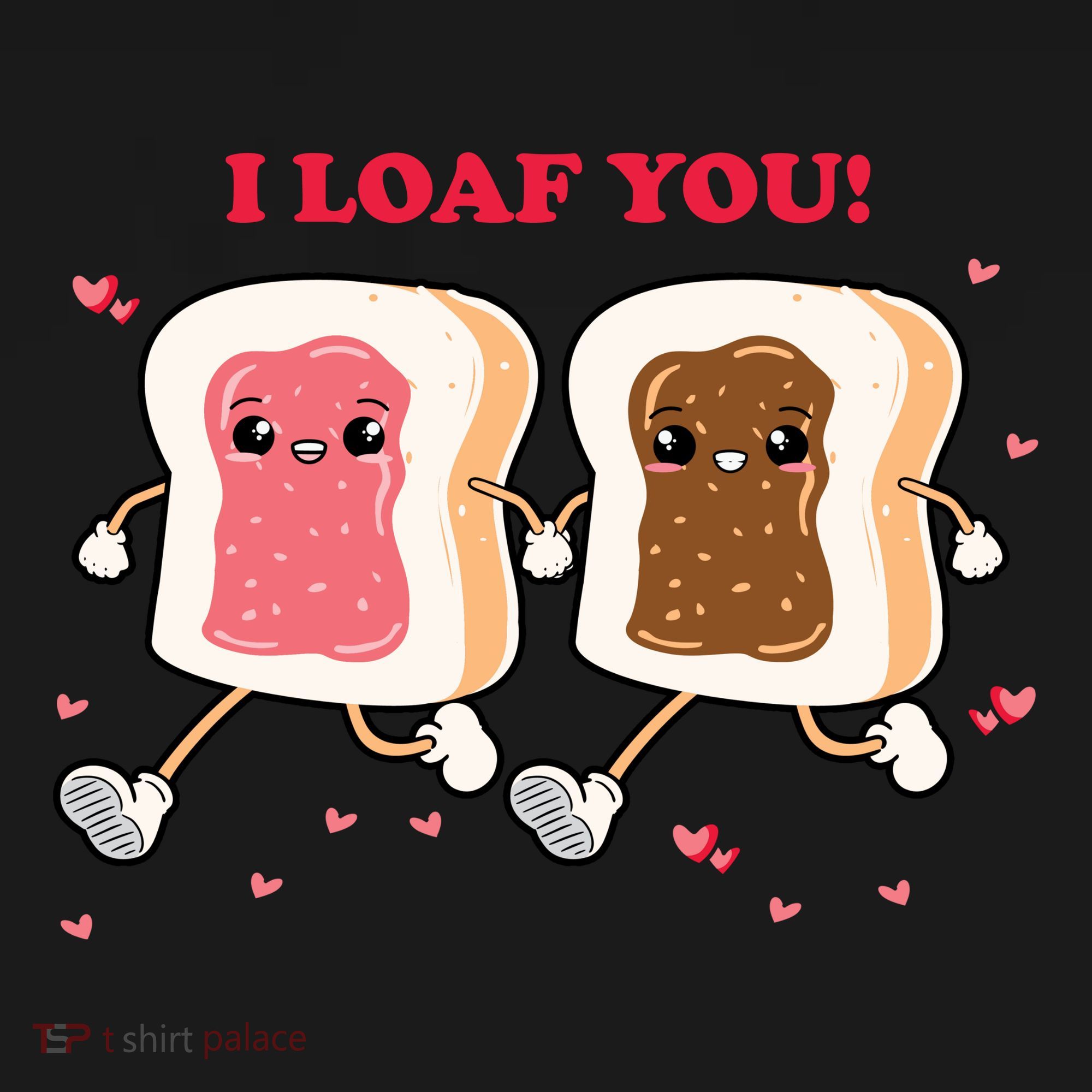 I Loaf You Valentines Day Funny Gift Coaster