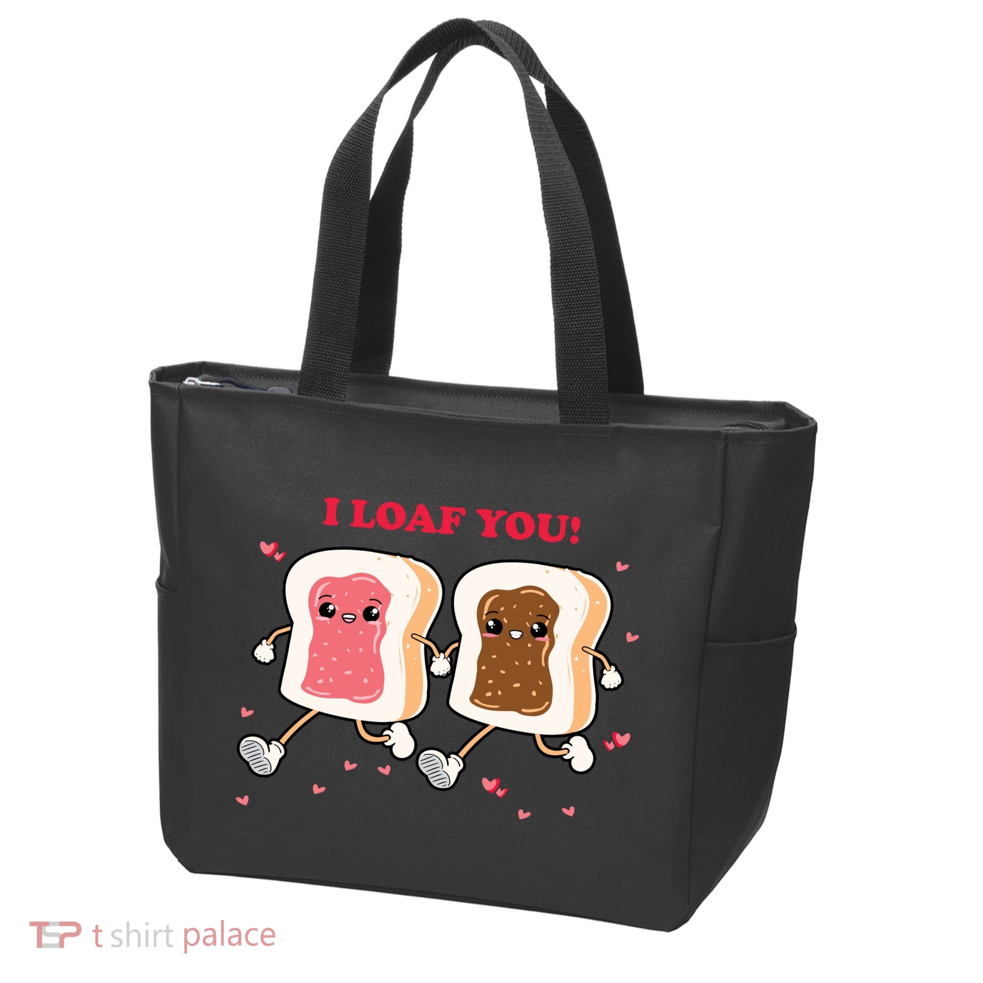 I Loaf You Valentines Day Funny Gift Tote Bag