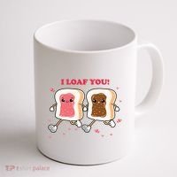 I Loaf You Valentines Day Funny Gift Coffee Mug thumb 1