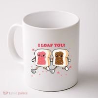 I Loaf You Valentines Day Funny Gift Coffee Mug thumb 0