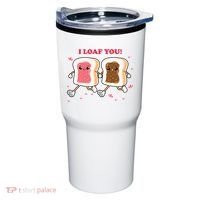 I Loaf You Valentines Day Funny Gift Tumbler thumb 0