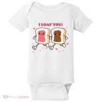 I Loaf You Valentines Day Funny Gift Baby Bodysuit thumb 0