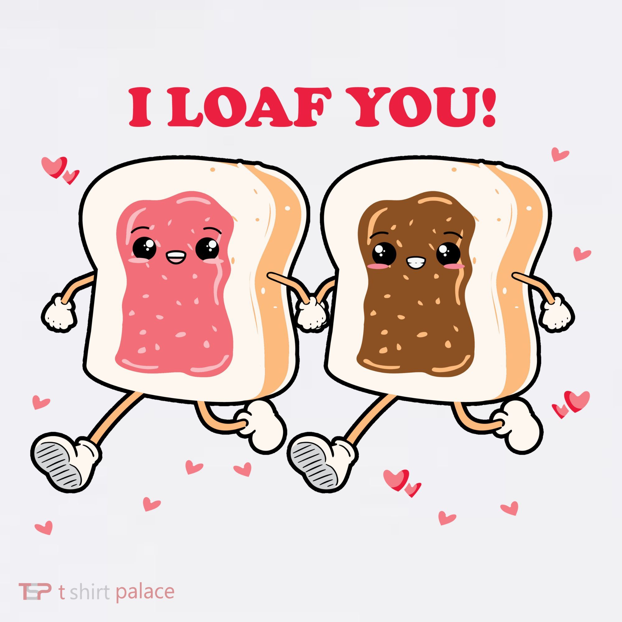 I Loaf You Valentines Day Funny Gift Baby Bodysuit