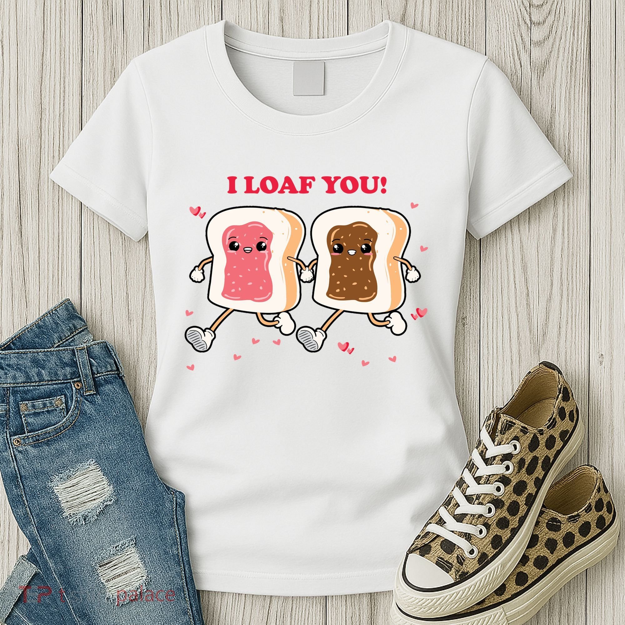 I Loaf You Valentines Day Funny Gift Women's T-Shirt