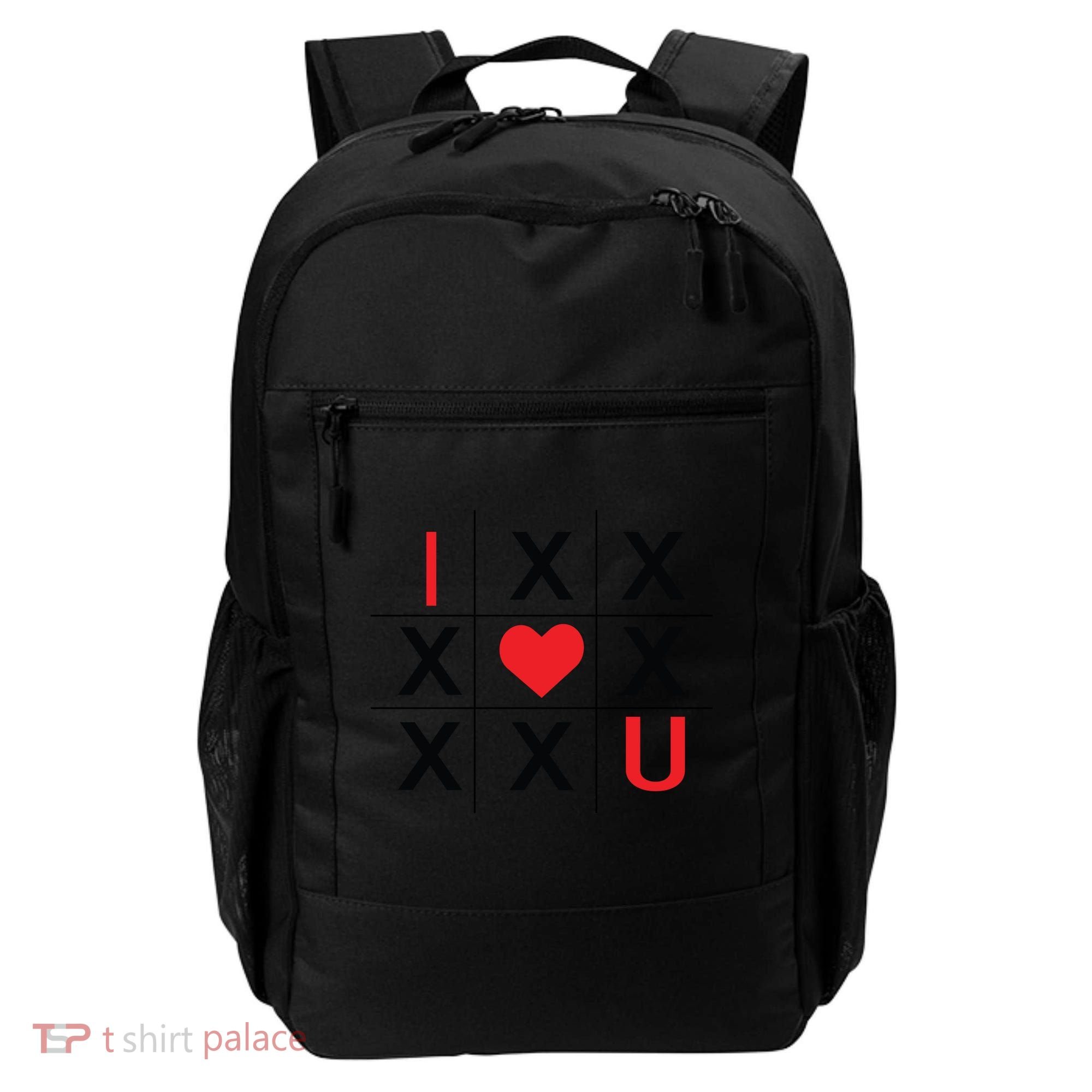 I Love You Tic Tac Toe Cute Valentines Day Backpack