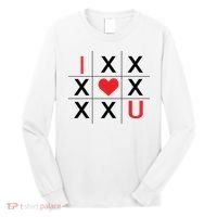 I Love You Tic Tac Toe Cute Valentines Day Long Sleeve Shirt thumb 0