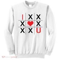 I Love You Tic Tac Toe Cute Valentines Day Sweatshirt thumb 0