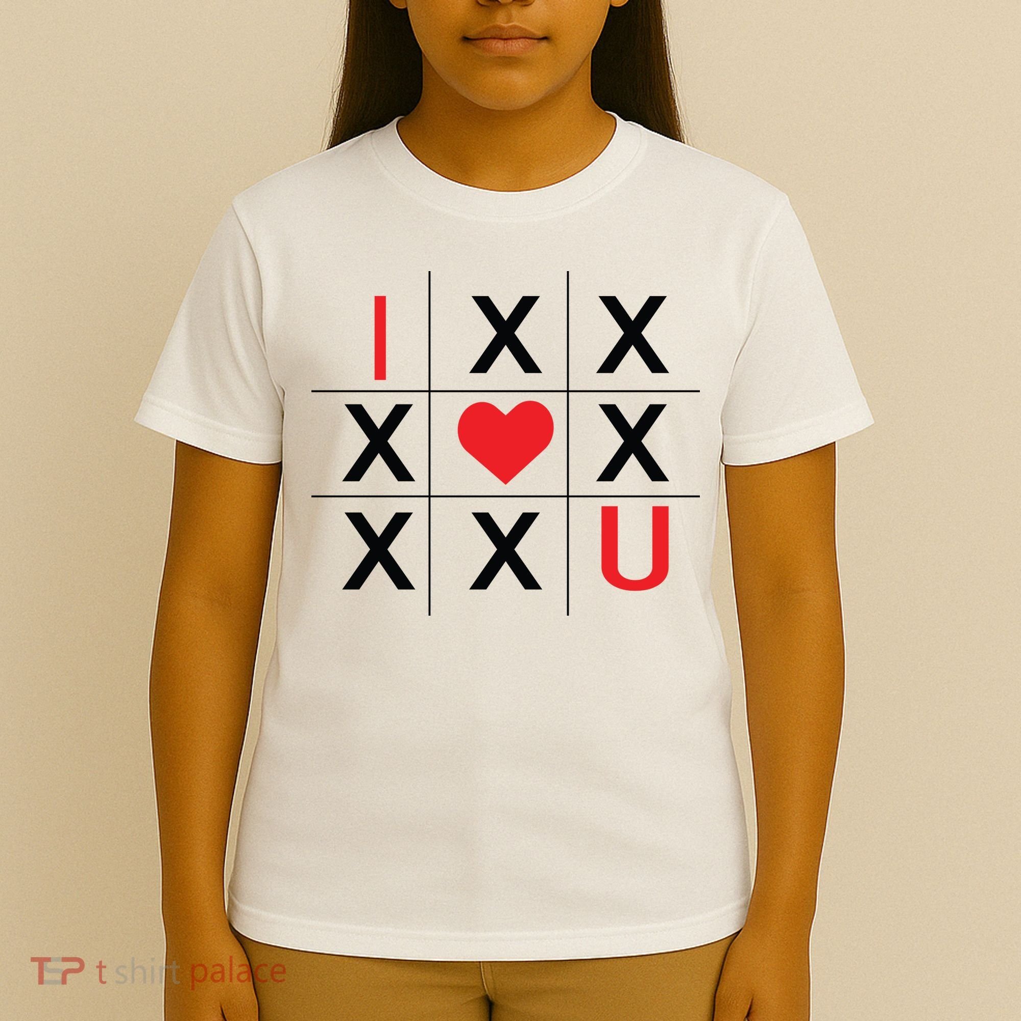 I Love You Tic Tac Toe Cute Valentines Day T-Shirt