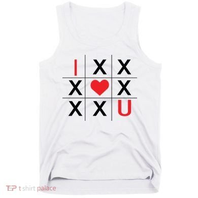 I Love You Tic Tac Toe Cute Valentines Day Tank Top