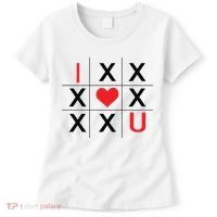 I Love You Tic Tac Toe Cute Valentines Day Women's T-Shirt thumb 0