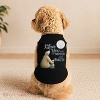 I Love You To The Moon And Back Doggie Tank thumb 2