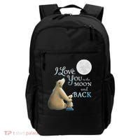 I Love You To The Moon And Back Backpack thumb 0