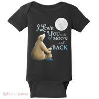 I Love You To The Moon And Back Baby Bodysuit thumb 0