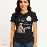 I Love You To The Moon And Back Women's T-Shirt thumb 4
