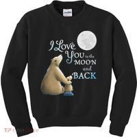 I Love You To The Moon And Back Kids Sweatshirt thumb 0