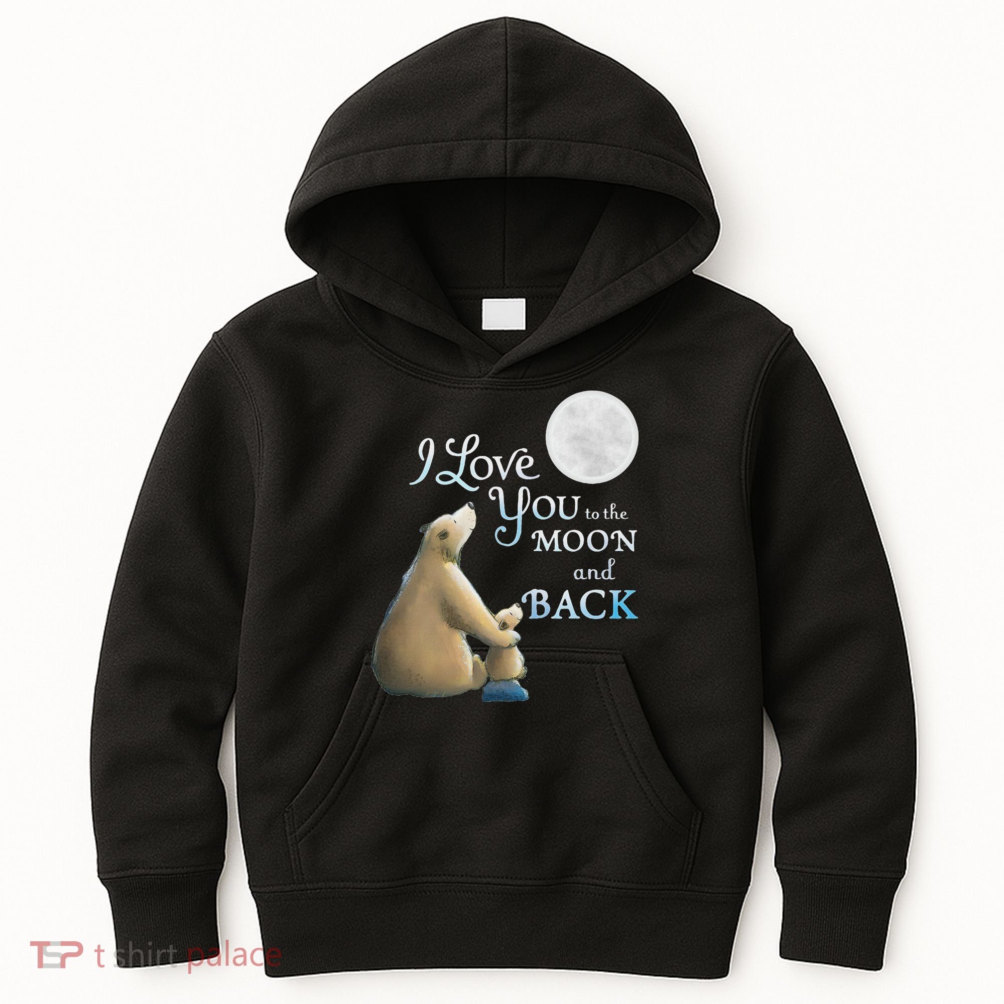 I Love You To The Moon And Back Kids Hoodie