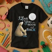 I Love You To The Moon And Back Kids T-Shirt thumb 3
