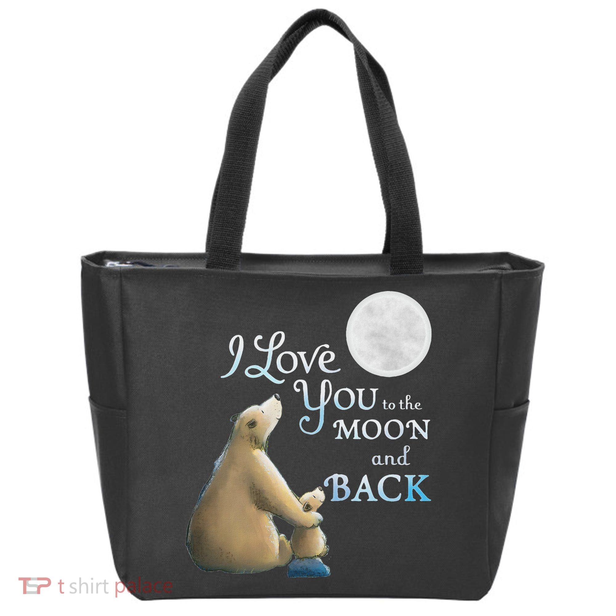 I Love You To The Moon And Back Tote Bag
