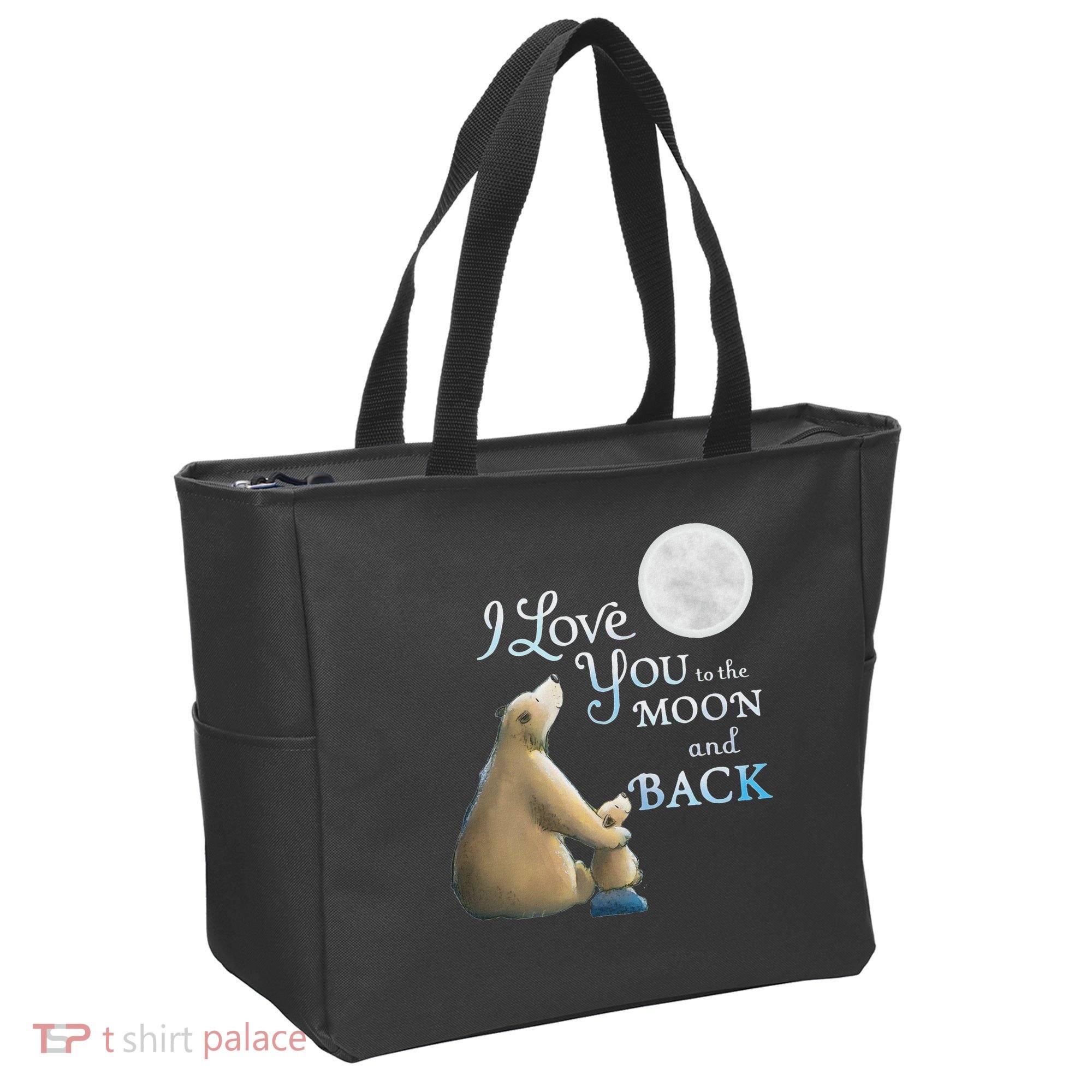 I Love You To The Moon And Back Tote Bag