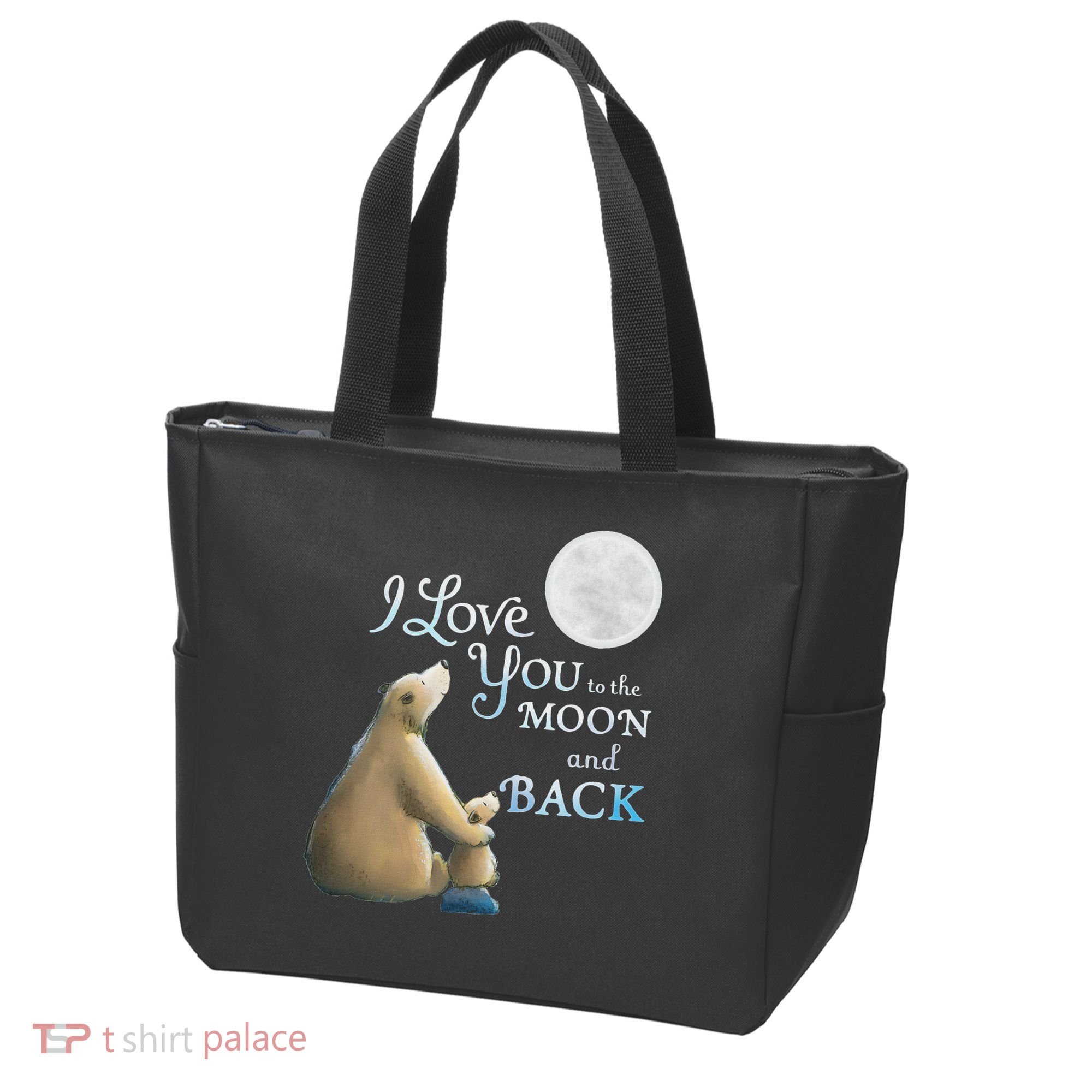 I Love You To The Moon And Back Tote Bag