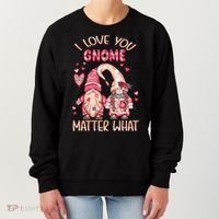 I Love You Gnome Valentines Gift For Valentine Day Women's Sweatshirt thumb 0