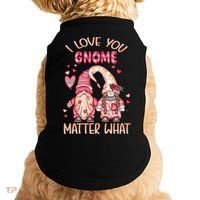 I Love You Gnome Valentines Gift For Valentine Day Doggie Tank thumb 0