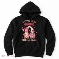 I Love You Gnome Valentines Gift For Valentine Day Hoodie thumb 0