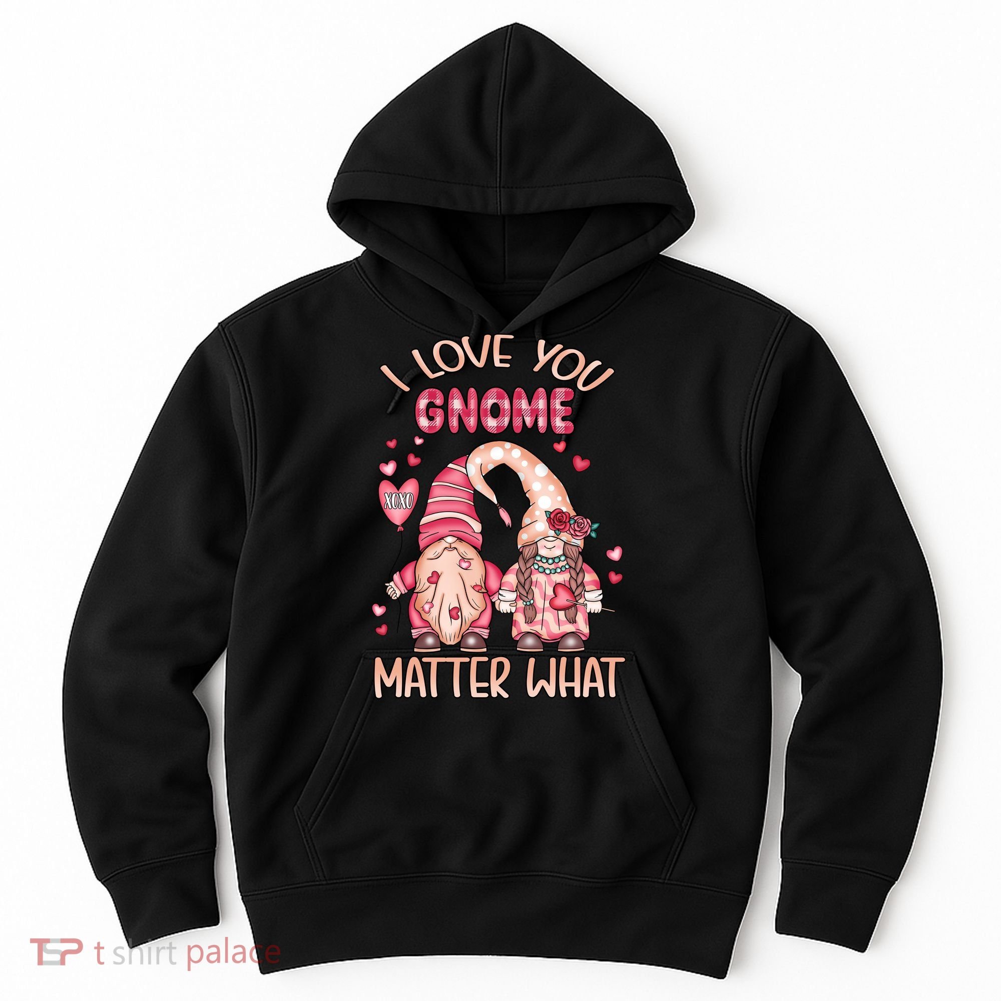 I Love You Gnome Valentines Gift For Valentine Day Hoodie