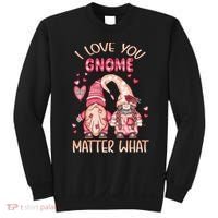 I Love You Gnome Valentines Gift For Valentine Day Sweatshirt thumb 0