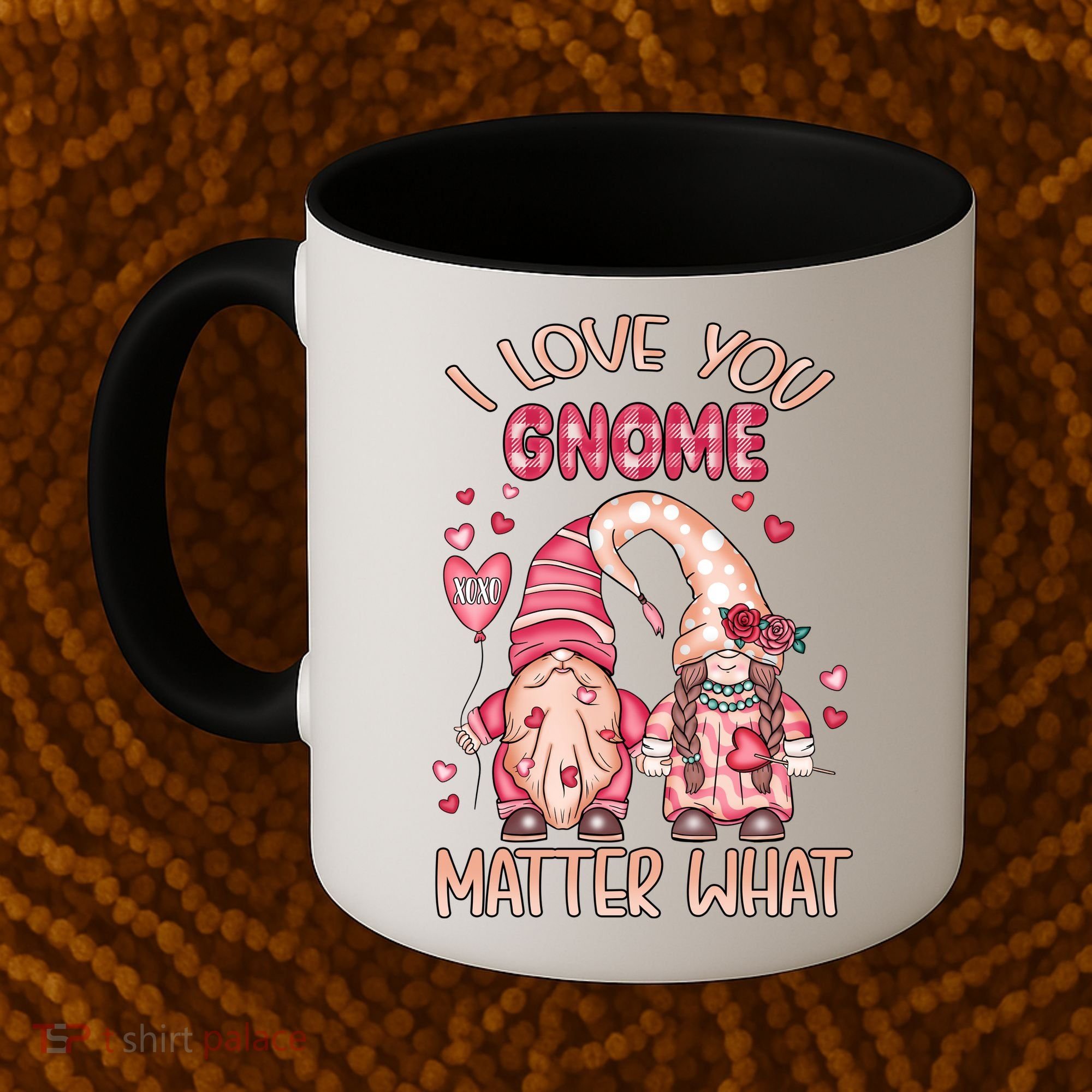 I Love You Gnome Valentines Gift For Valentine Day Coffee Mug