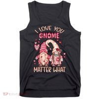 I Love You Gnome Valentines Gift For Valentine Day Tank Top thumb 0