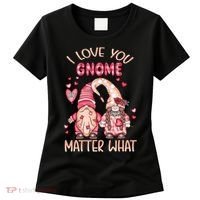 I Love You Gnome Valentines Gift For Valentine Day Women's T-Shirt thumb 0