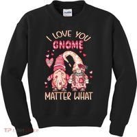 I Love You Gnome Valentines Gift For Valentine Day Kids Sweatshirt thumb 0