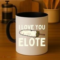 I Love You Elote Mexican Corn Coffee Mug thumb 4