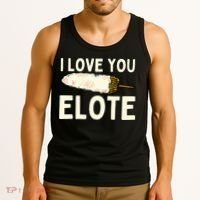 I Love You Elote Mexican Corn Tank Top thumb 3