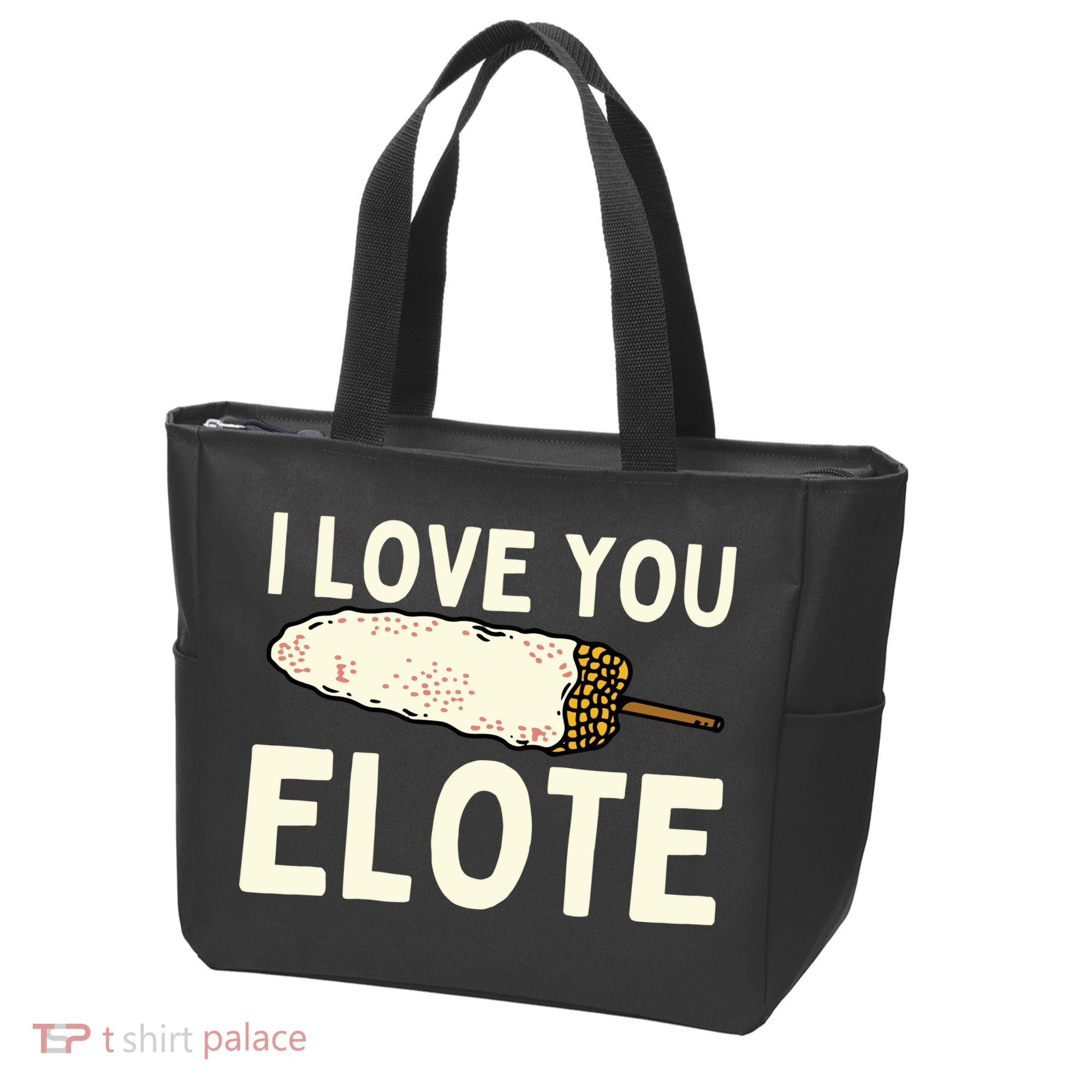 I Love You Elote Mexican Corn Tote Bag