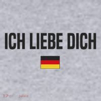 I Love You In German Language Germany Funny German Saying Women's Sweatshirt thumb 2