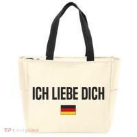 I Love You In German Language Germany Funny German Saying Tote Bag thumb 0