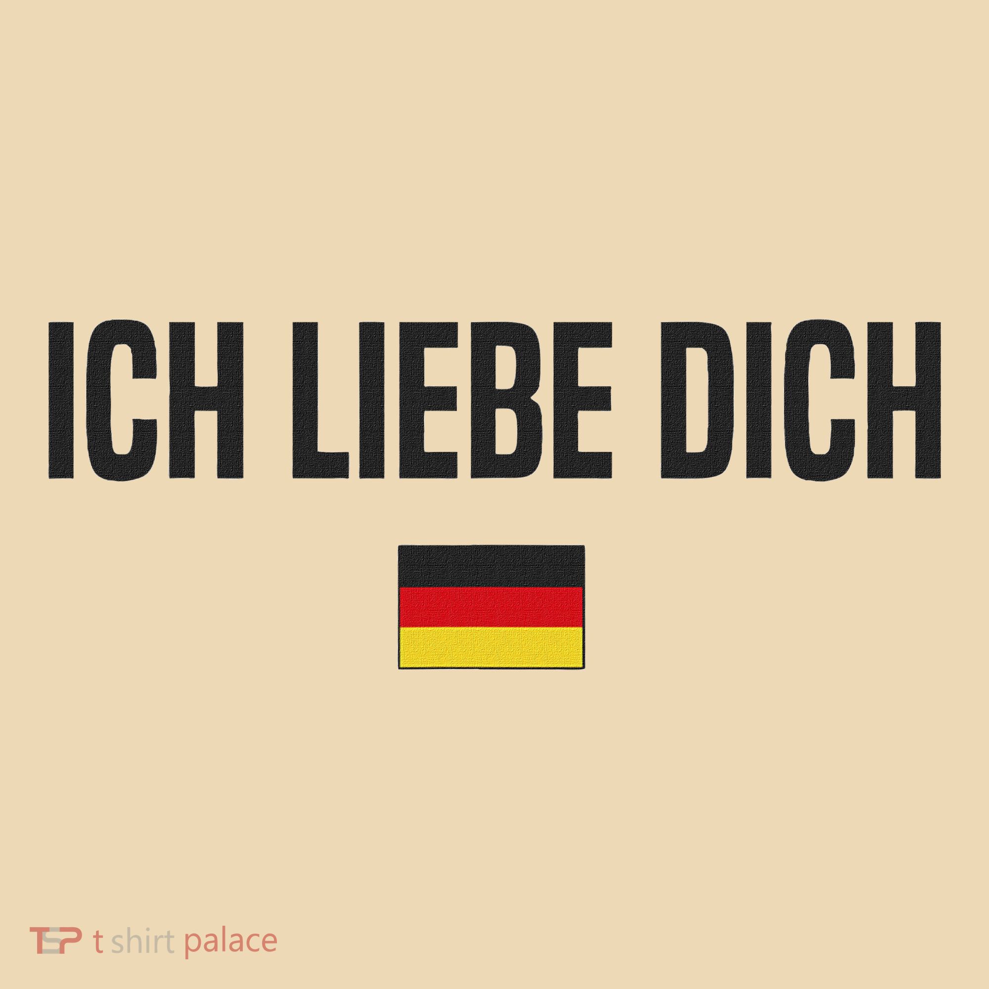 I Love You In German Language Germany Funny German Saying Tote Bag