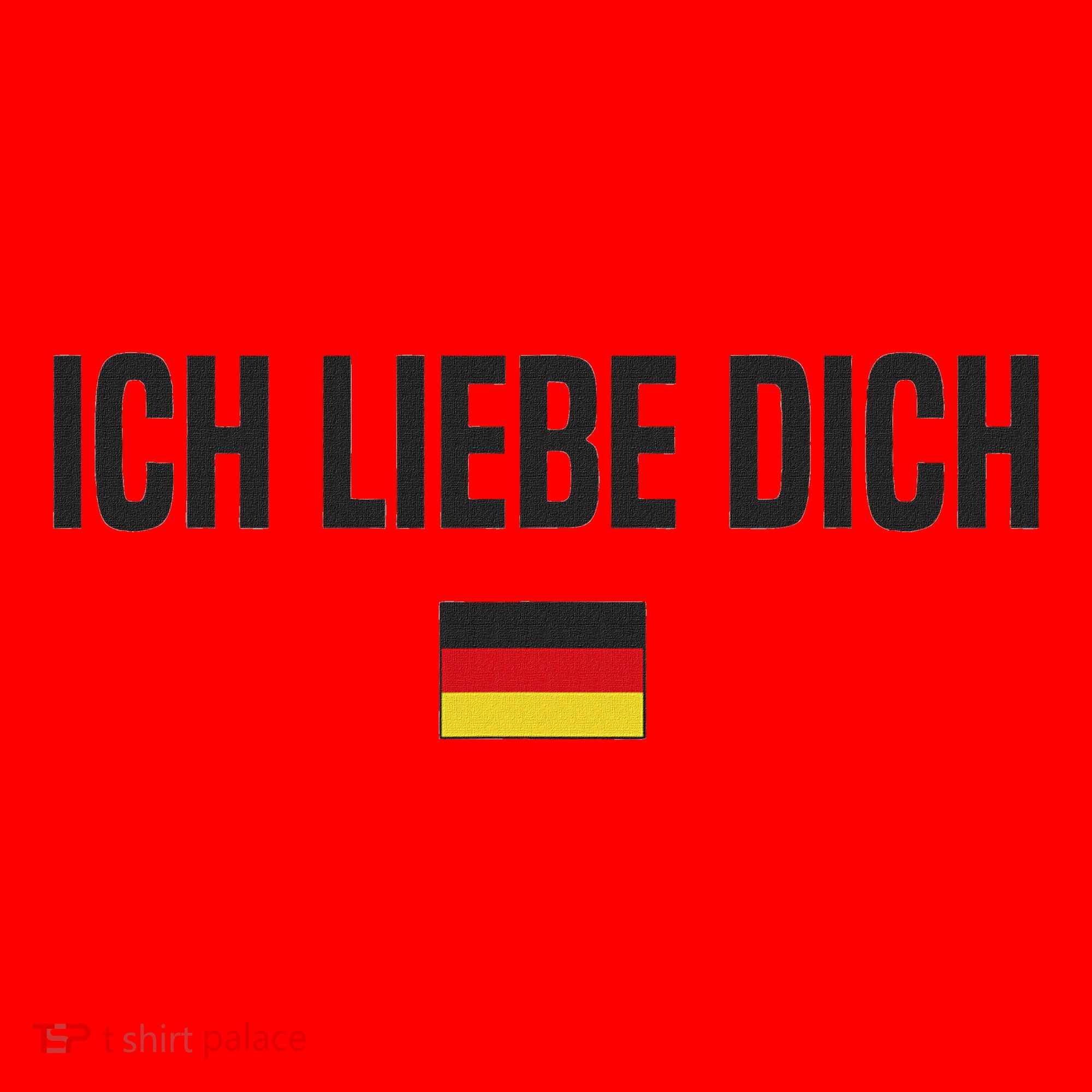 I Love You In German Language Germany Funny German Saying Santa Hat