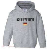 I Love You In German Language Germany Funny German Saying Toddler Hoodie thumb 0