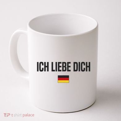 I Love You In German Language Germany Funny German Saying Coffee Mug