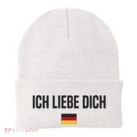 I Love You In German Language Germany Funny German Saying Beanie thumb 0