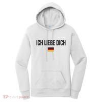 I Love You In German Language Germany Funny German Saying Women's Hoodie thumb 0