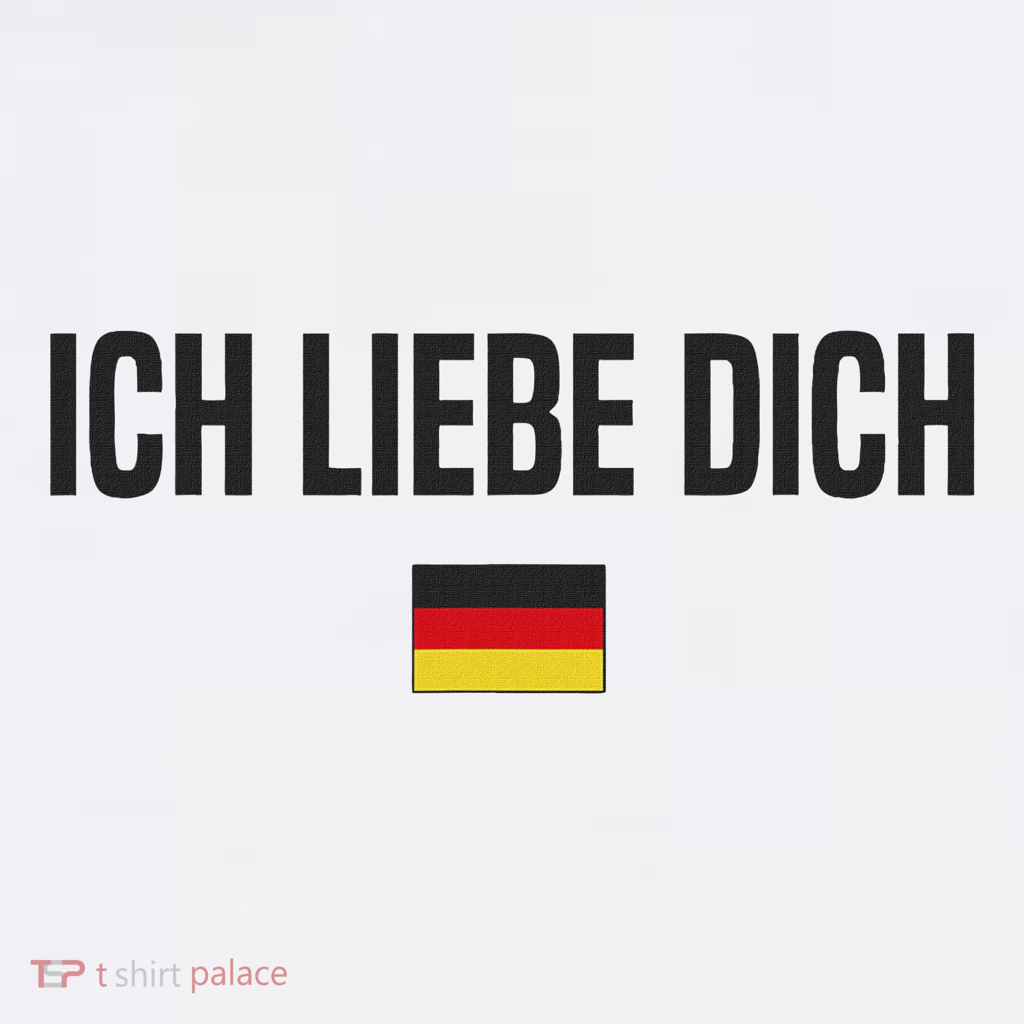 I Love You In German Language Germany Funny German Saying Women's Hoodie