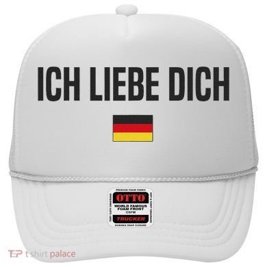 I Love You In German Language Germany Funny German Saying Hat
