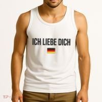 I Love You In German Language Germany Funny German Saying Tank Top thumb 3
